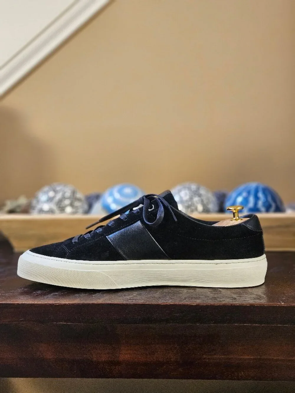 Good Man Brand Men's Midtown Suede Sneakers, Black, Sz 12 - Picture 13 of 14